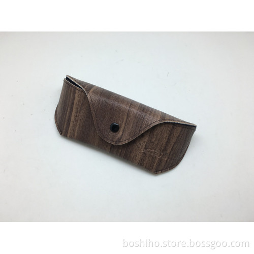 Portable cheap wholesale leather eyeglass case